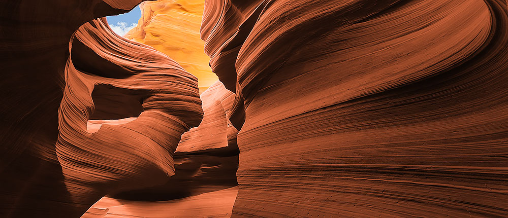 Lowere Antelope Canyon as your eyes see it