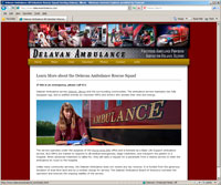 Web site for Delavan Ambulance