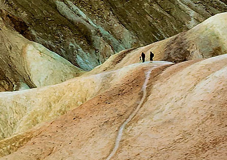 Two photographers at Death Valley