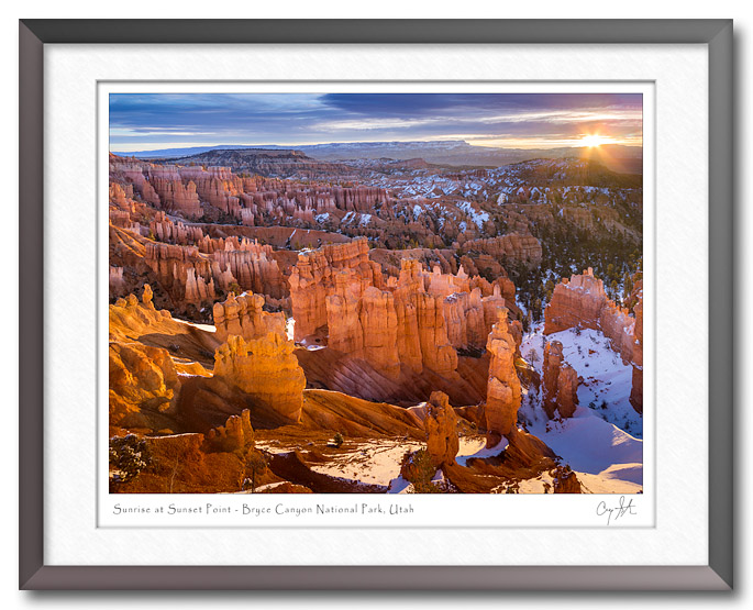 Sunrise at Sunset Point in Bryce Canyon National Park